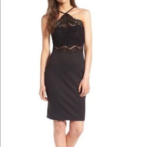 Row A Trixxxi Halter Midi Dress